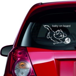 Αυτοκόλλητο αυτοκινήτου - Baby on board 55